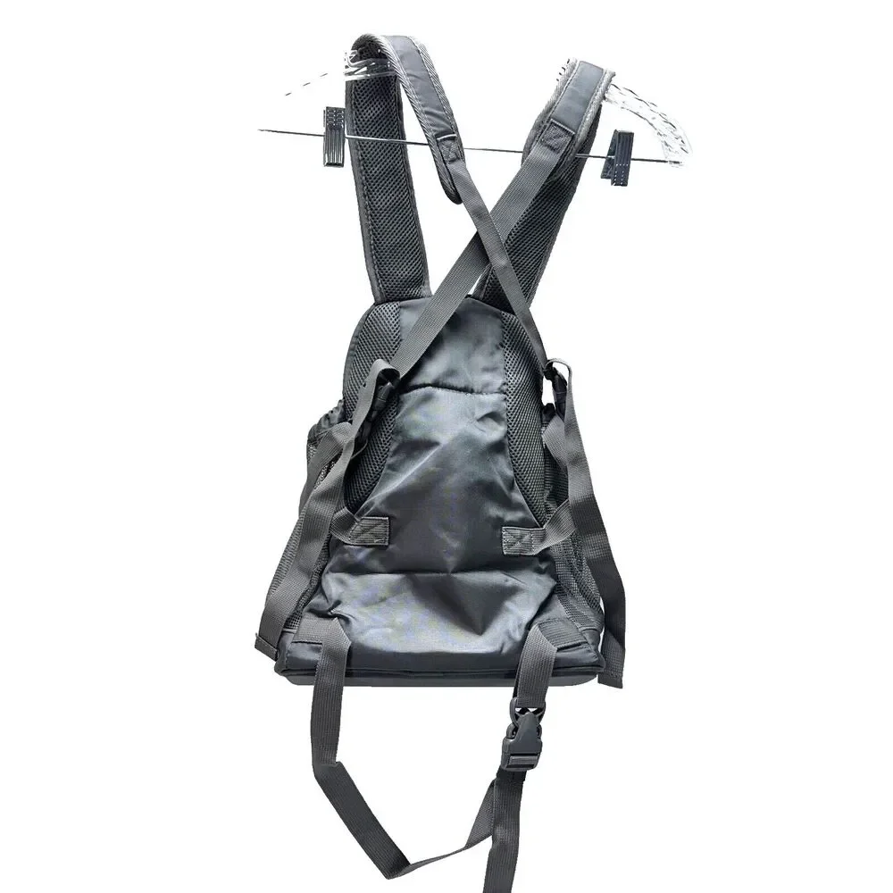Outward Hound Backpack Gray Animal Dog Carrier Pet Gear for Small Pet Cats Dogs